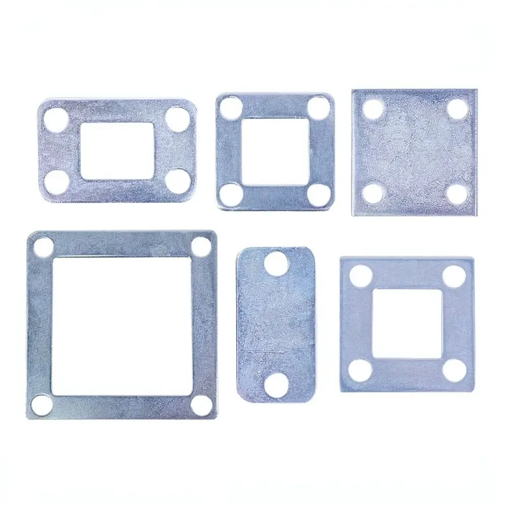 Professional Grade Steel Railing Base Plate Connector Post Anchor Hardware For Secure Garden Fence Balustrade System