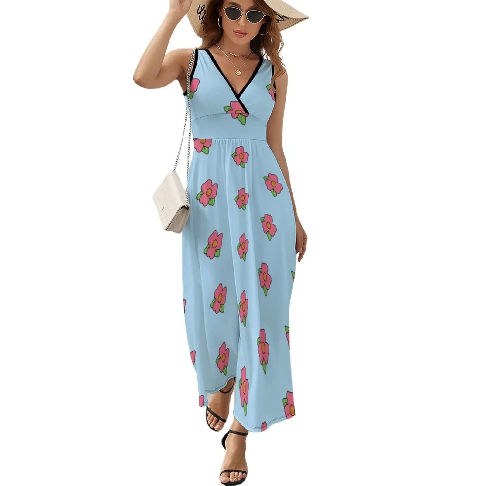 

Plot dressed as a homeroom fat Sleeveless Dress Summer dresses for women women's elegant loose dresses elegant dress