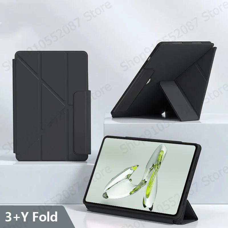 For OnePlus Pad Go Case 11.35 inch Smart Fold PU Leather Stand Magnetic Cover For Funda OPPO Pad Neo Case Cover 11.4 inch