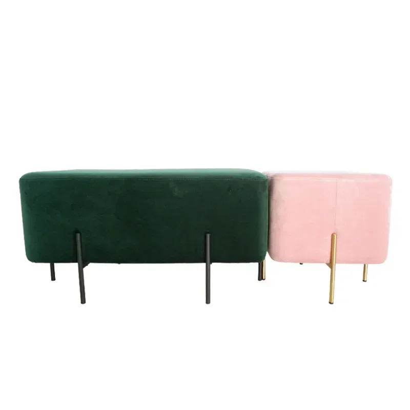 Long sofa door fitting room shoe change stool clothing store shoe chair stool
