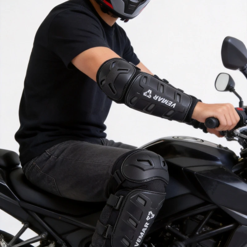 VEMAR Adult Knee Elbow Pads Breathable Lightweight Protective Gear Motorcycle Motorbike Off-Road Cycling Knee Pads Elbow Pads