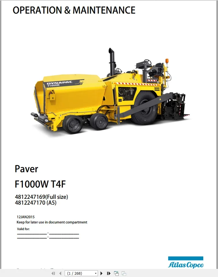 TruckEPC3 Dynapac Machinery 34.6 GB PDF EN 2022 مشغل كتالوج الجزء ودليل الصيانة DVD كامل