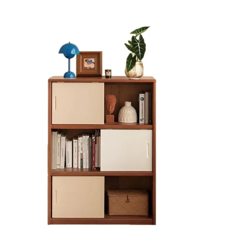

Storage cabinets are simple and practical solid wood wide-sided , living room Bauhaus storage