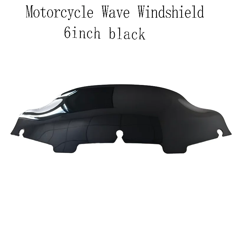 Motorrad 6 "Windschutzscheibe Obere Verkleidung Windschutz Windabweiser Für Für Harley Electra Street Glide Touring 1996-2013