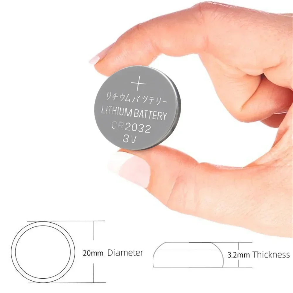 2-50Pcs 200mAh CR2032 2032 DL2032 ECR2032 3V Lithium Battery For Watch Toy Calculator Car Key Remote Control Button Coin Cells
