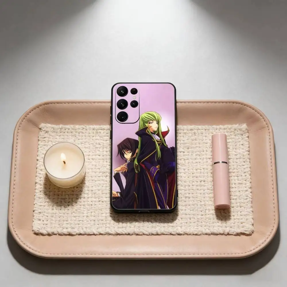 C-Code Geass  Phone Case For Samsung S25,S24,S21,S22,S23,S30,Ultra,S20,Plus,Fe,Lite Black Shell