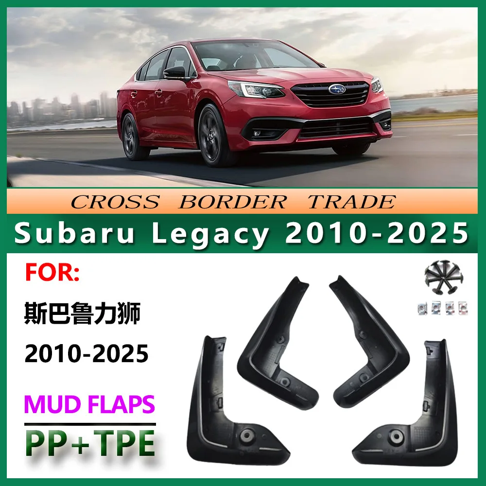 For Subaru Legacy 2010-2025 Mud Flaps OE Style Splash Guards Set of 4 Perfect Fit for AWD Sedan All-Weather Protection