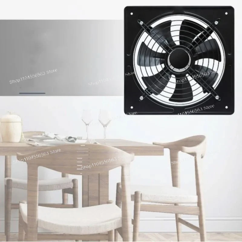 10 inch Metal Exhaust Fan High Speed Air Extractor Window Ventilation Fan for Kitchen Ventilator Axial Industrial Wall Fan 220V