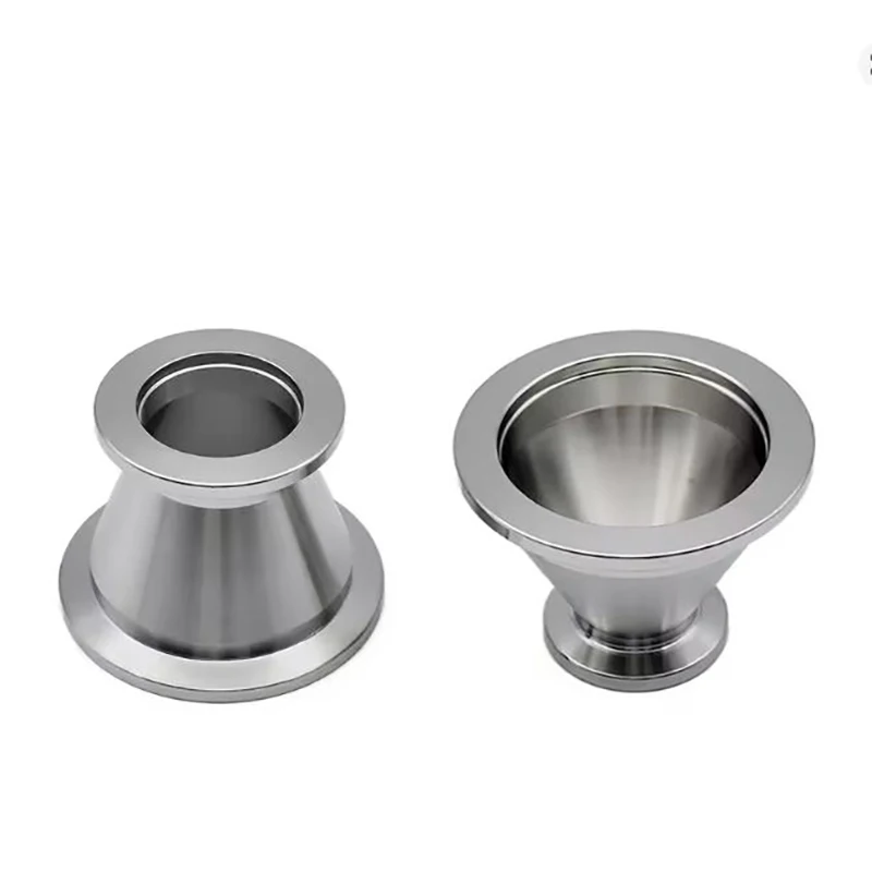 KF16 25 40 50 Stainless Steel Vacuum KF Variable Diameter Large And Small Head Vacuum Reducer Adapter Clamp