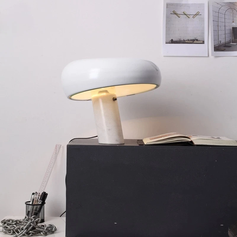 Designer table lamps LED Marble Light creative mushroom lamp Household night light Bedside Bedroom Decorative Book Reading Light