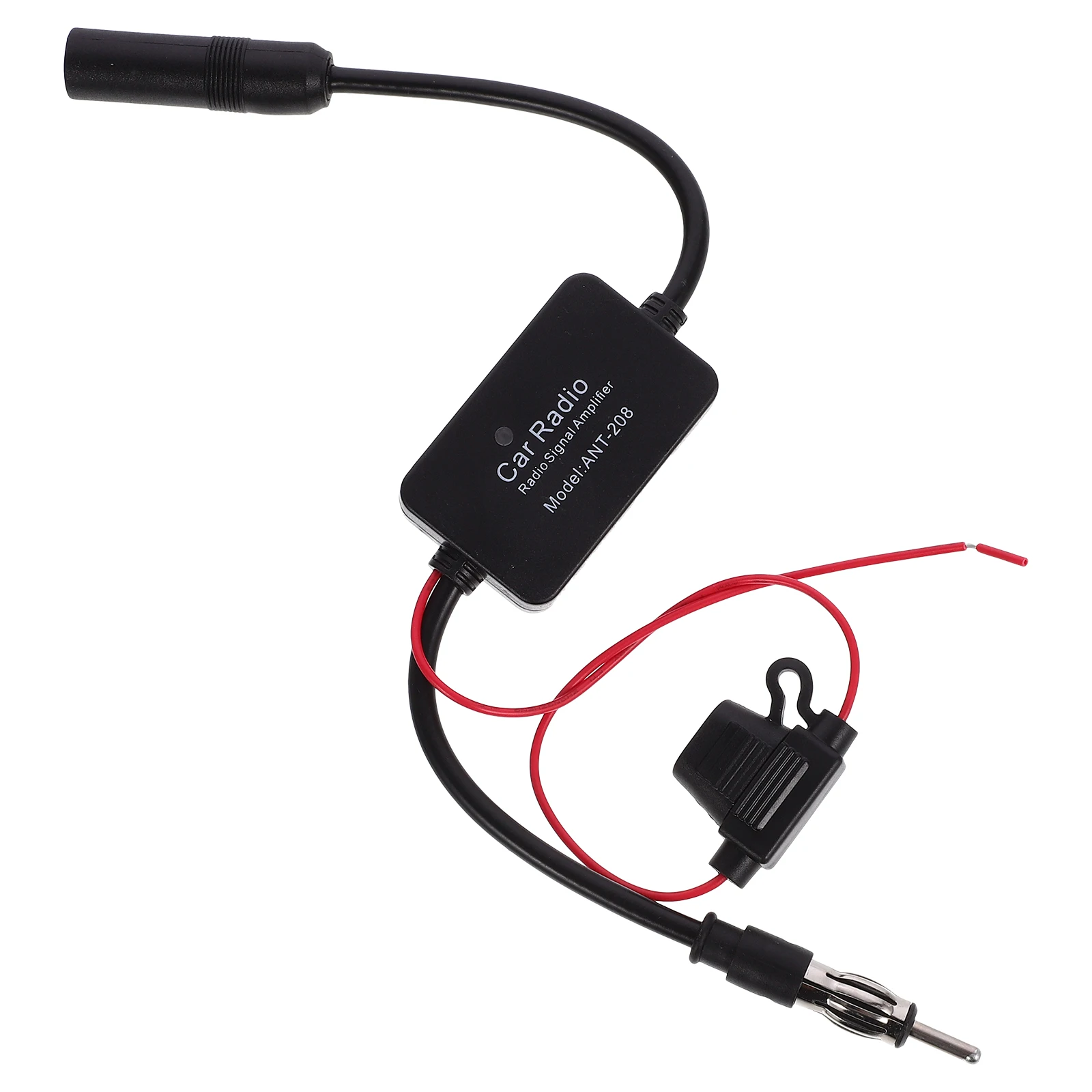 

Universal Car Antenna Booster Amplifier Signal Enhancer Stereo Receiver Compatible Durability Reliable Small Design