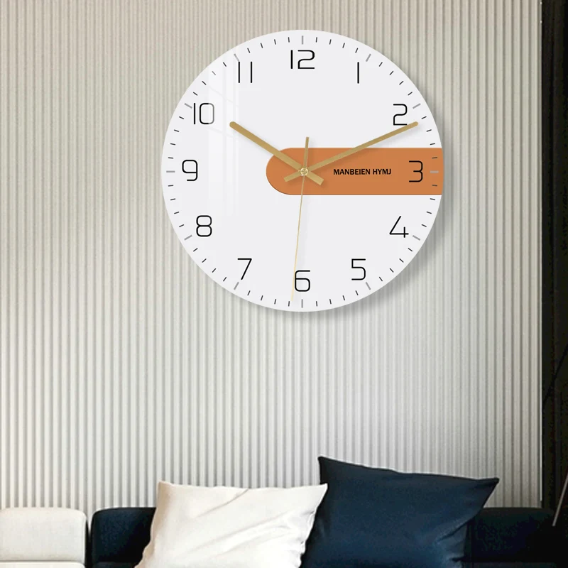 

Modern Living Room Interior Korean Vintage Wall Clocks Fashion Alarm Horloge Home Decor Creative Minimalist Wall Clocks Design