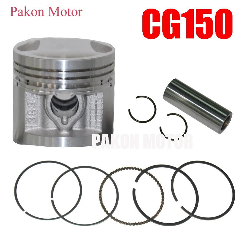 

Motorcycle Engine Piston Ring Kit for Honda Haojue Suzuki Lifan Loncin Jialing Dayang Haojin CG125 HJ125 GN125 CG150 CG200 CG250