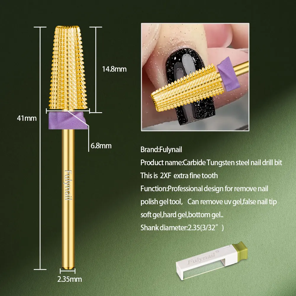 1 Stuks 5 In 1 Hardmetalen Nail Boren Frees Voor Efficiënte Nagel Gel Verwijderen Gel Manicuring Elektrische nagel Boor