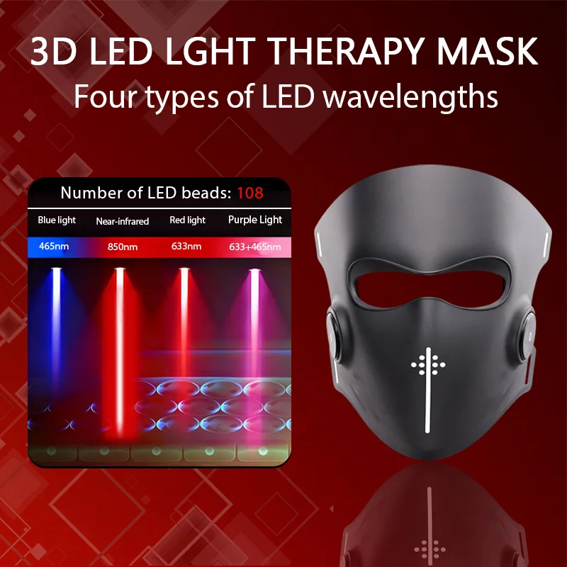 مكتبة ذكية EYCO نمط مخصص مجاني للضوء 850nm NIR كامل الوجه الفوتون وظيفية كوريا لقناع الوجه Led ضوء T #2