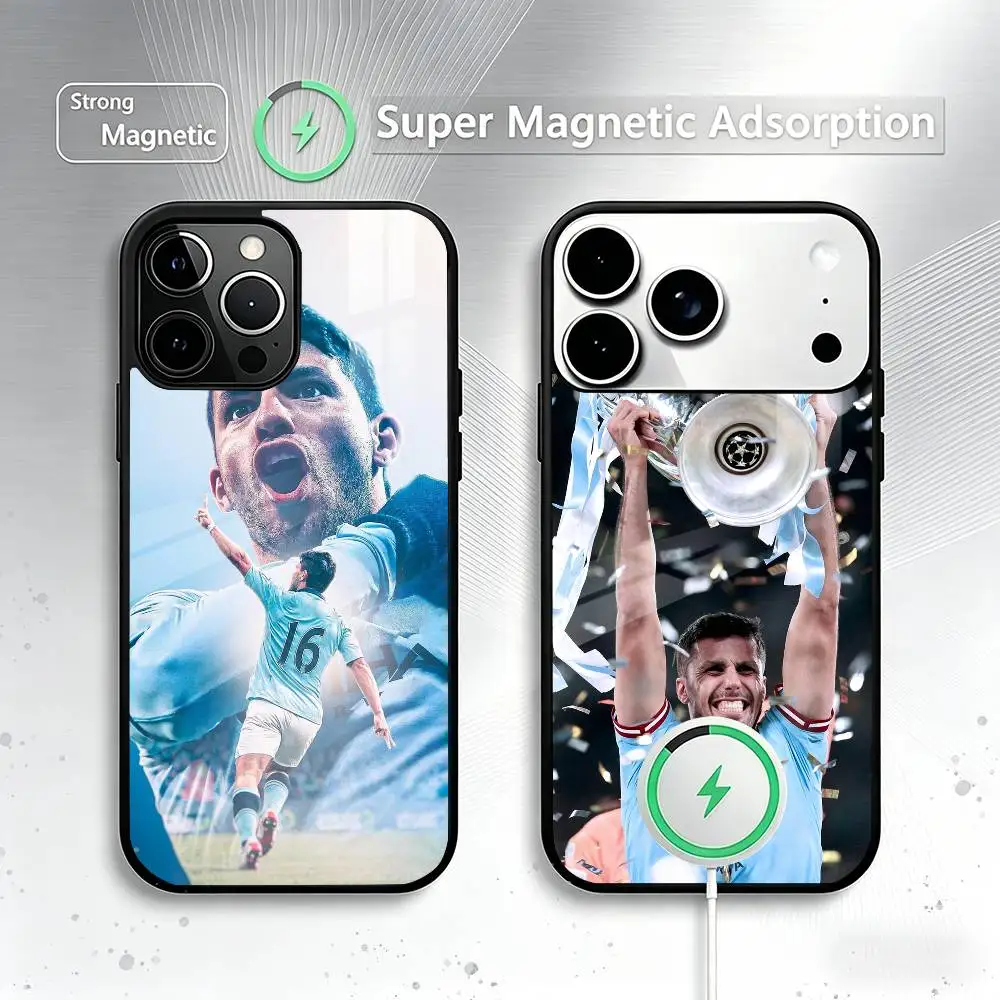

Football R-Rodri Phone Case For iPhone17,16,15,14,13,12,11 Plus,Pro Magnetic with Magsafe Wireless Charging