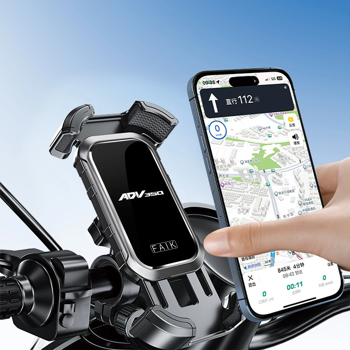 For HONDA ADV350 ADV 350 Accessories Motorcycle Handlebar Mobile Phone Holder GPS Stand Bracket