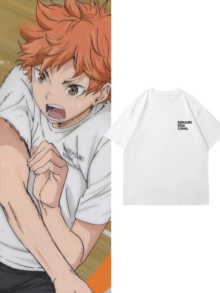 Neues Volleyball-Jugend-Kurzarm-Trikot mit Yashima Shoji und Imakura Kazuhiko im gleichen Muster bedruckt, Teamuniform-T-Shirt für Männer und Frauen – Detail 3