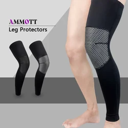 1Pcs Compression Leg Sleeve with Anti Slip Knee Pad,Relieve Pain,Improve Blood Circulation and Injury Recovery