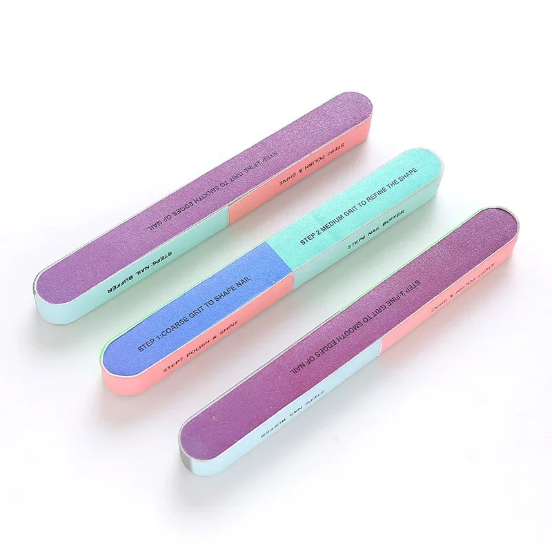 1pc 7-sided Polished Sanding Strip,Colorful Edging Sponge Block for Model Making DIY 150#-3000#