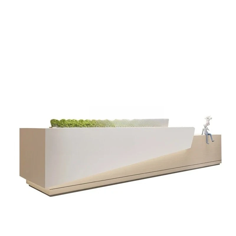 

Simple Modern Marble Property Paint Office Bar Hotel Reception Desk