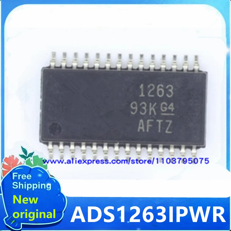 5PCS/LOT ADS1263IPWR ADS1263IPW ADS1263 1263 TSSOP28 100% New original