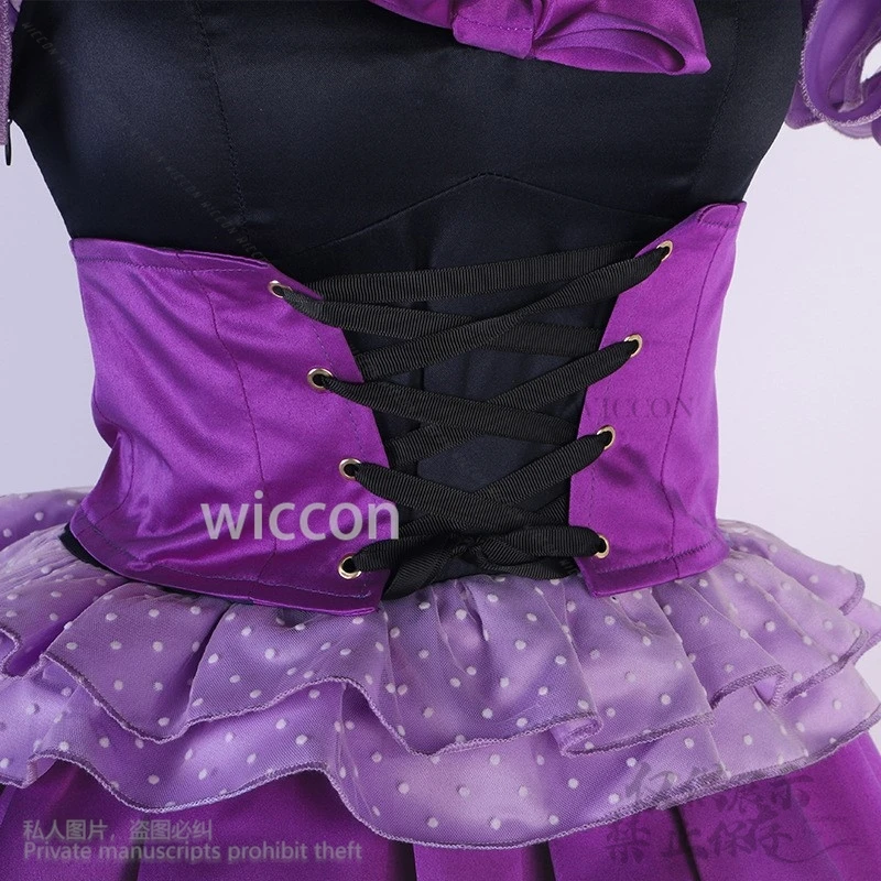 Tsukiyomi أنيمي شوجو شارا تأثيري Utau زي الأرجواني مساء اللباس لوليتا تنورة هالوين عيد الميلاد حزب البدلة مخصصة