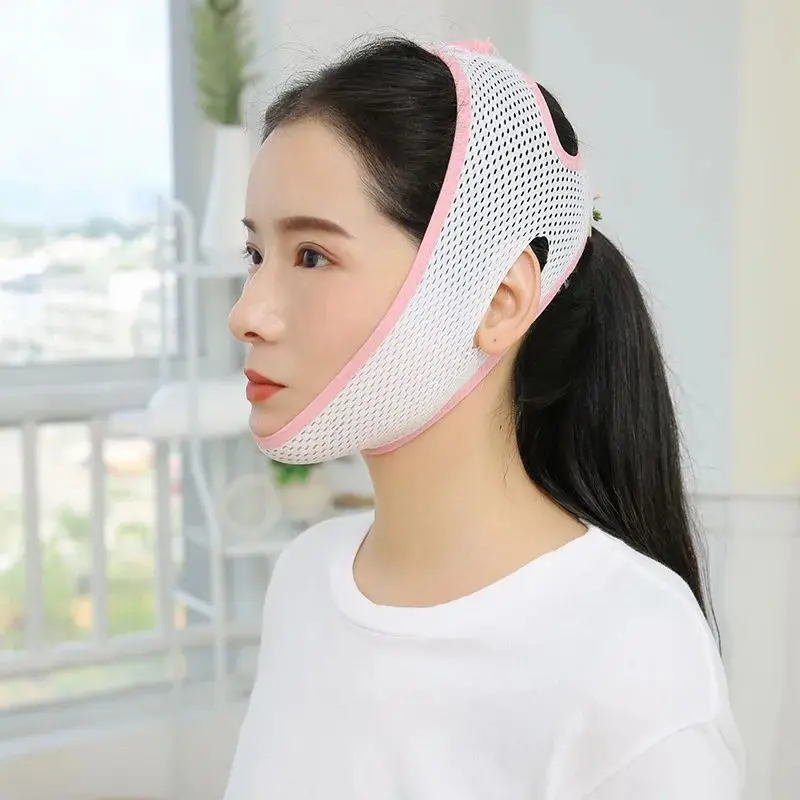 Sleep Anti Snoring Device Small V Face Bandage Anti Mouth Snoring Mask Tight Bandage Double Chin Farnsworth 1pcs Color Random