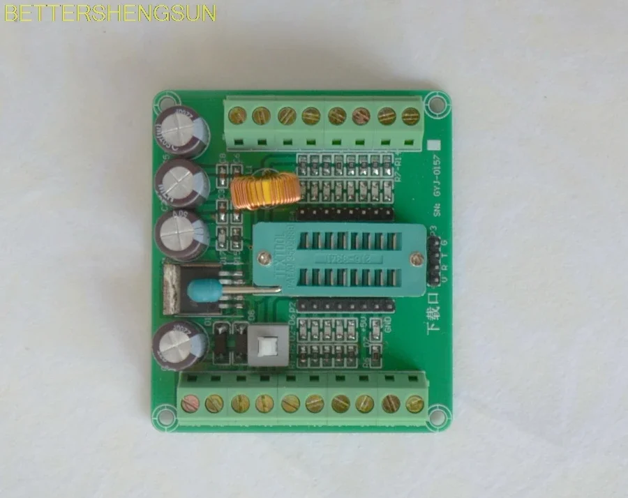لوحة تطوير STC15W204S لوحة عالمية ذات 16 دبوسًا / في نفس الوقت تدعم STC15W408AS