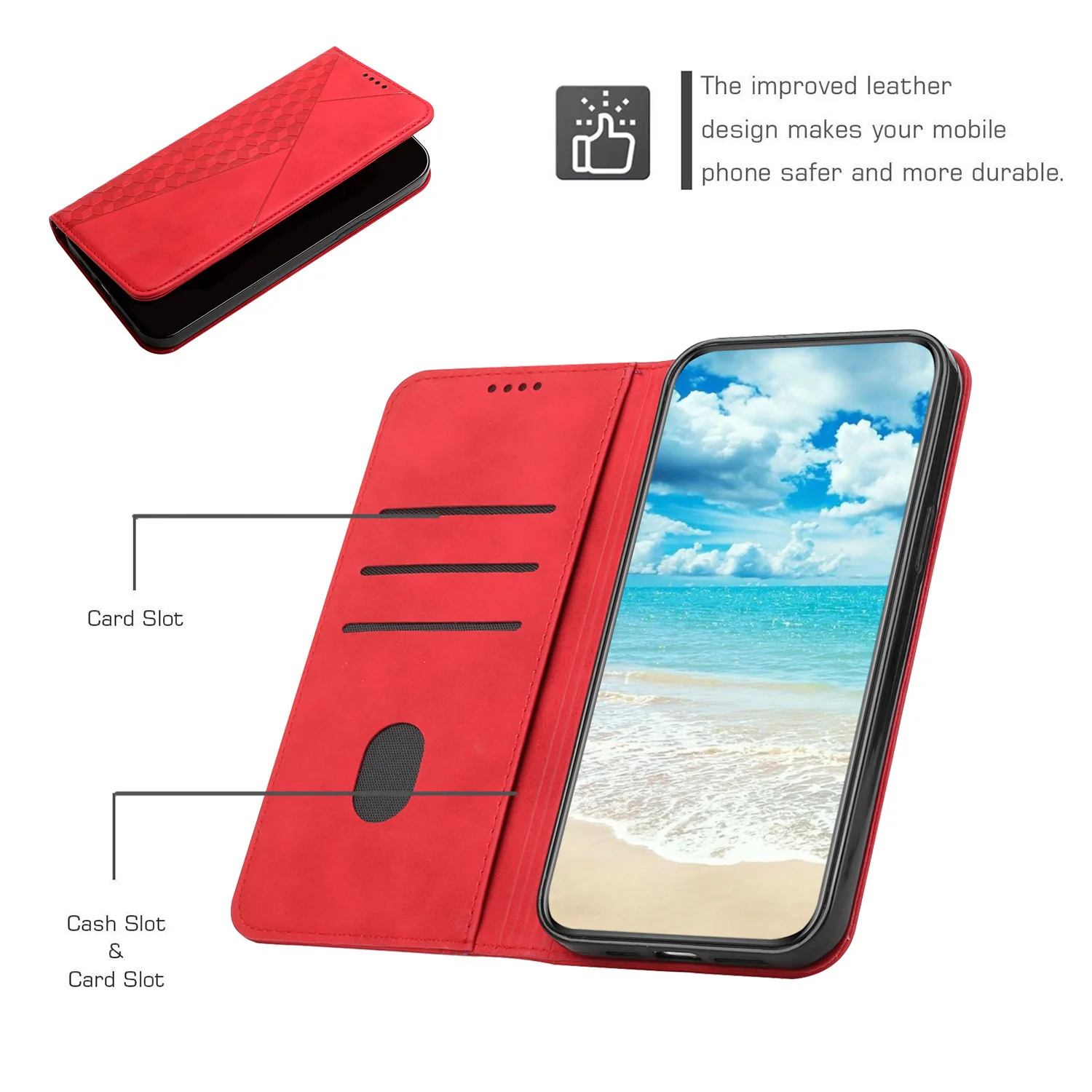 

For Xiaomi 12 Lite Phone Case Case Silicone Flap Leather Case