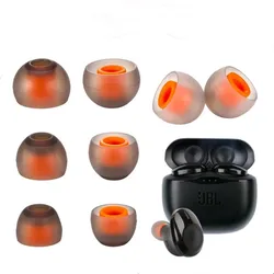 6pcs Earbuds Tips Cover Compatible with JBL Tune 125TWS 120TWS Earphone Accessories Replacement Silicone Eartips Eargels