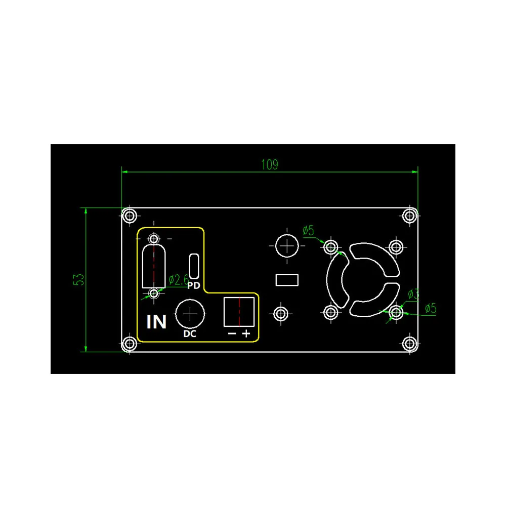 XY-FAN Multi Interface Power Input and Fan Control Board Various  Power Supply DIY Module Three Gear Adjust DC6-70V Module