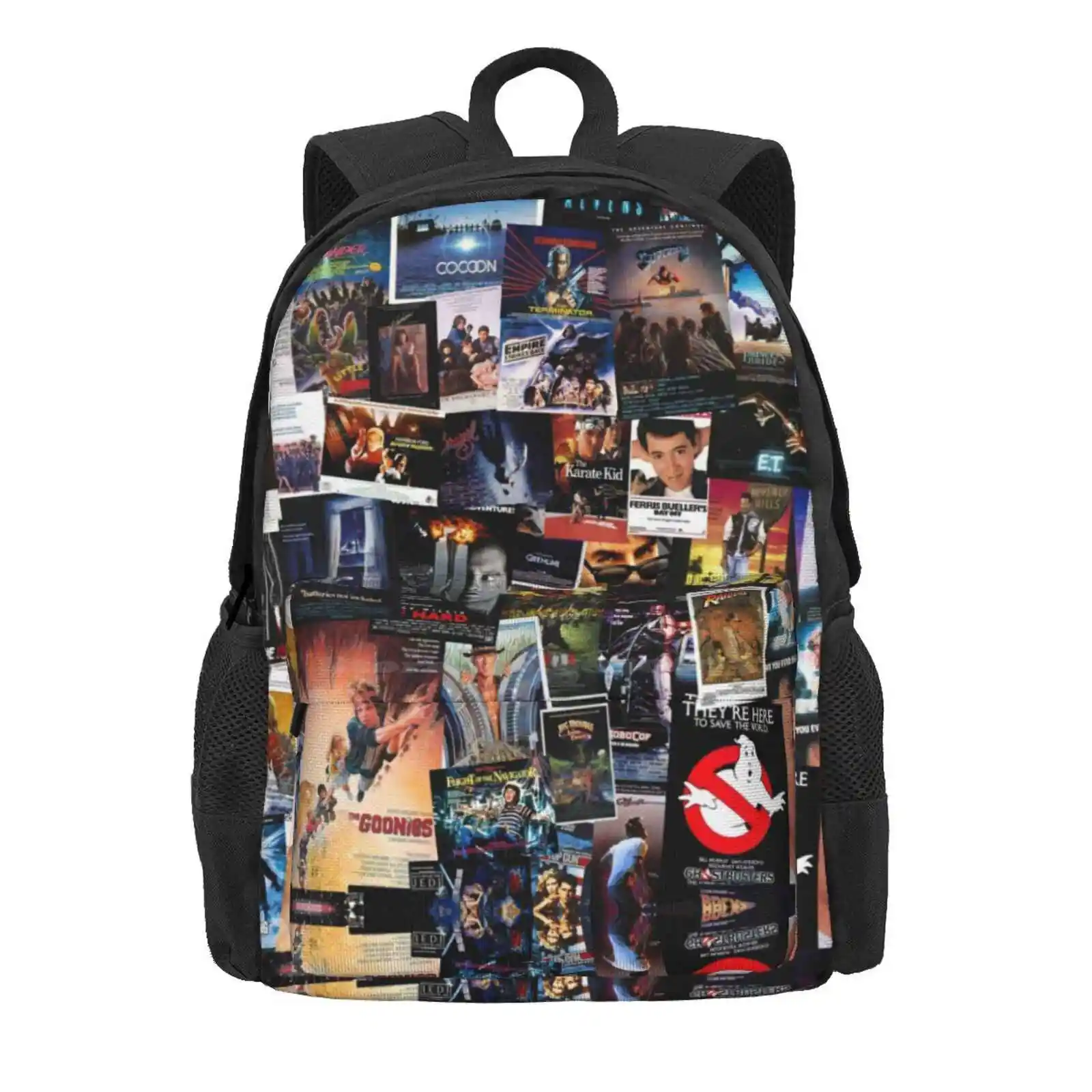 1980S Movie Posters Hot Sale Schoolbag Backpack Fashion Bags 1980S 1981 1982 1983 1984 1985 1986 1987 1988 1989 Films Movies