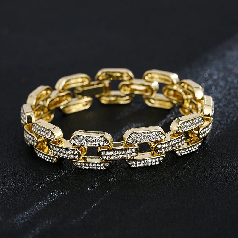 Bettyue New Arrival Ingenious Zirconia Geoemtry Shape Charming Gold Bracelet For Women Elegant Gift Fashion Party Fine Jewelry