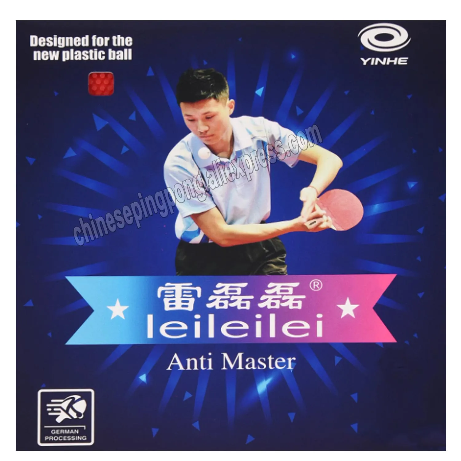

YINHE Anit Master leileilei table tennis rubber long pimples OX no sponge Anti Master ping pong rubber defense racket rubber