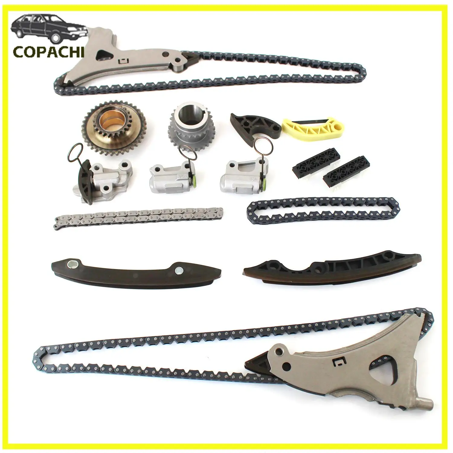 

1Set Timing Chain Kit for M276 MercedesBenz E350 GL450 E400 ML350 GLK350 3.0L 3.5L V6 Engine Car Accessories Parts Replacement