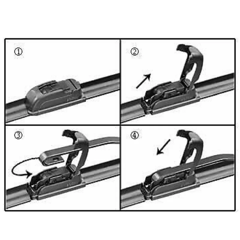 for Nissan Juke 2010-2017 Brand New Front and Rear windscreen wiper blades 22\