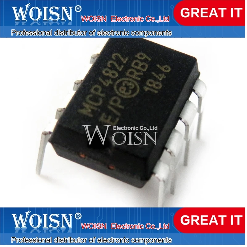 1-5-10pcs MCP4822-E/P MCP4822 Price discounts Spot supply