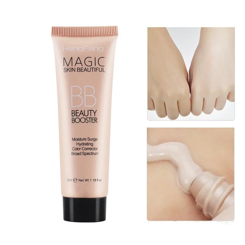 Crema BB corrector a base de cobertura completa, resistente al agua, líquido de larga duración, corrector de maquillaje coreano para manchas de acné, cosmético
