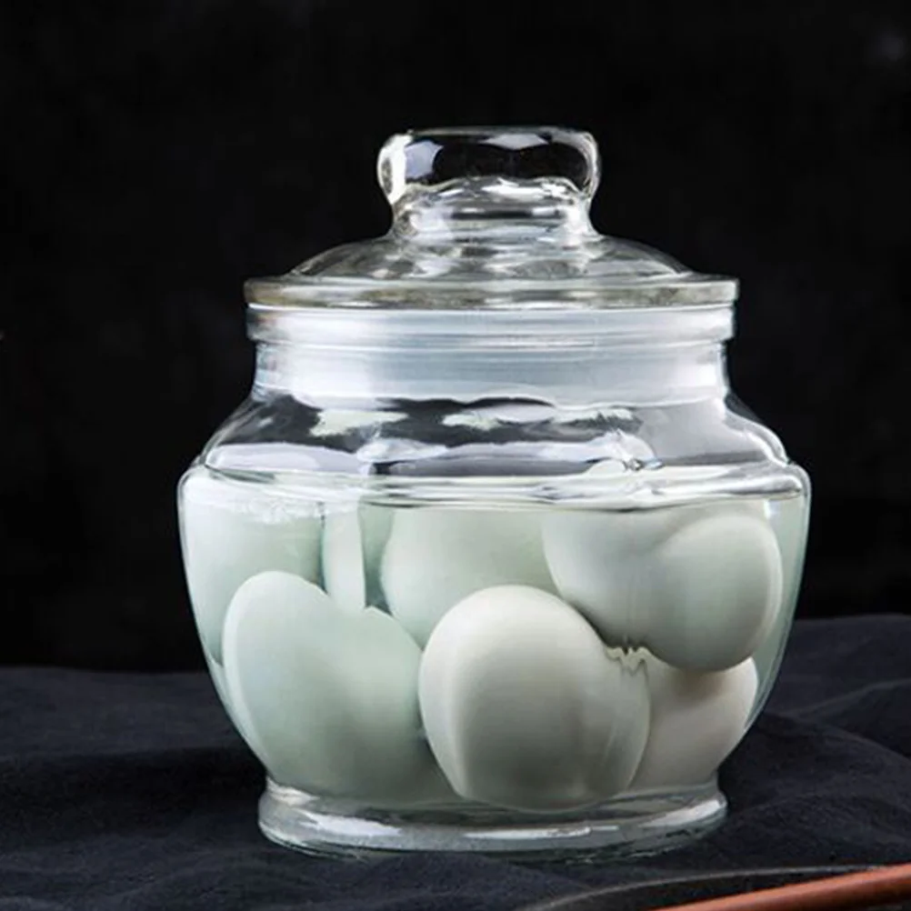 

Sealed Pickle Glass Jar Large Capacity Storage Can Kitchen Grain Holder Food Storage Container Pickle Jar