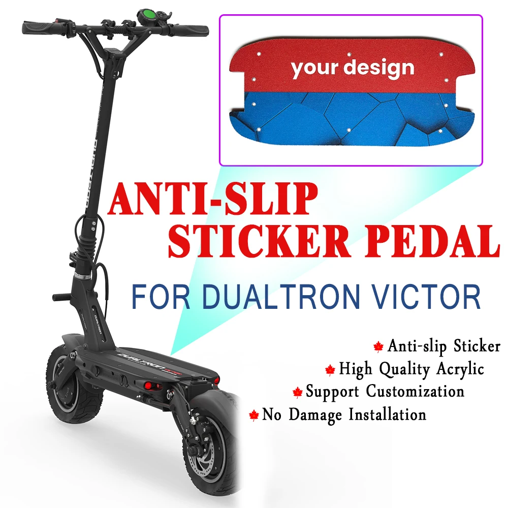 Non-Slip Decal Sandpaper Abrasive Paper Tape Electric Skateboard Protective cover For Dualtron   Victor Anti-slip Sticker Pedal