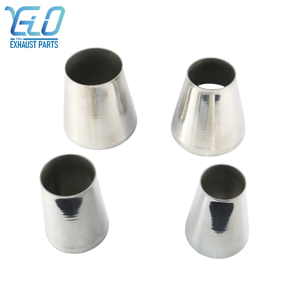 51mm 63mm 76mm Exhaust Pipe Adapte Stainless Steel reducer joint welding Car Accessories