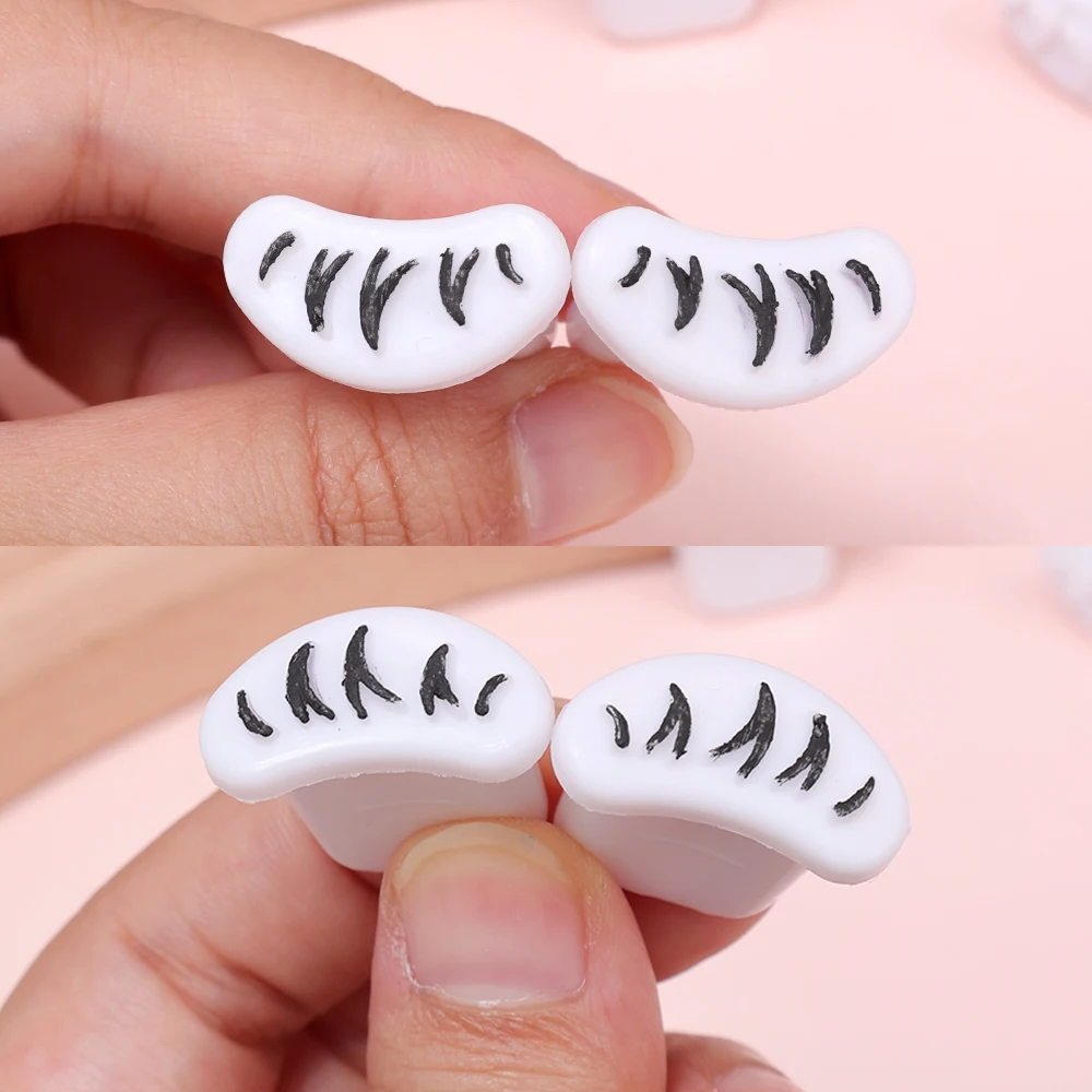 Natural Simulation Lower Lashes Stamp Tool Lazy Eyelashes Assistant V-Shaped Imitation Hand Painting Lash Extension Makeup Tools