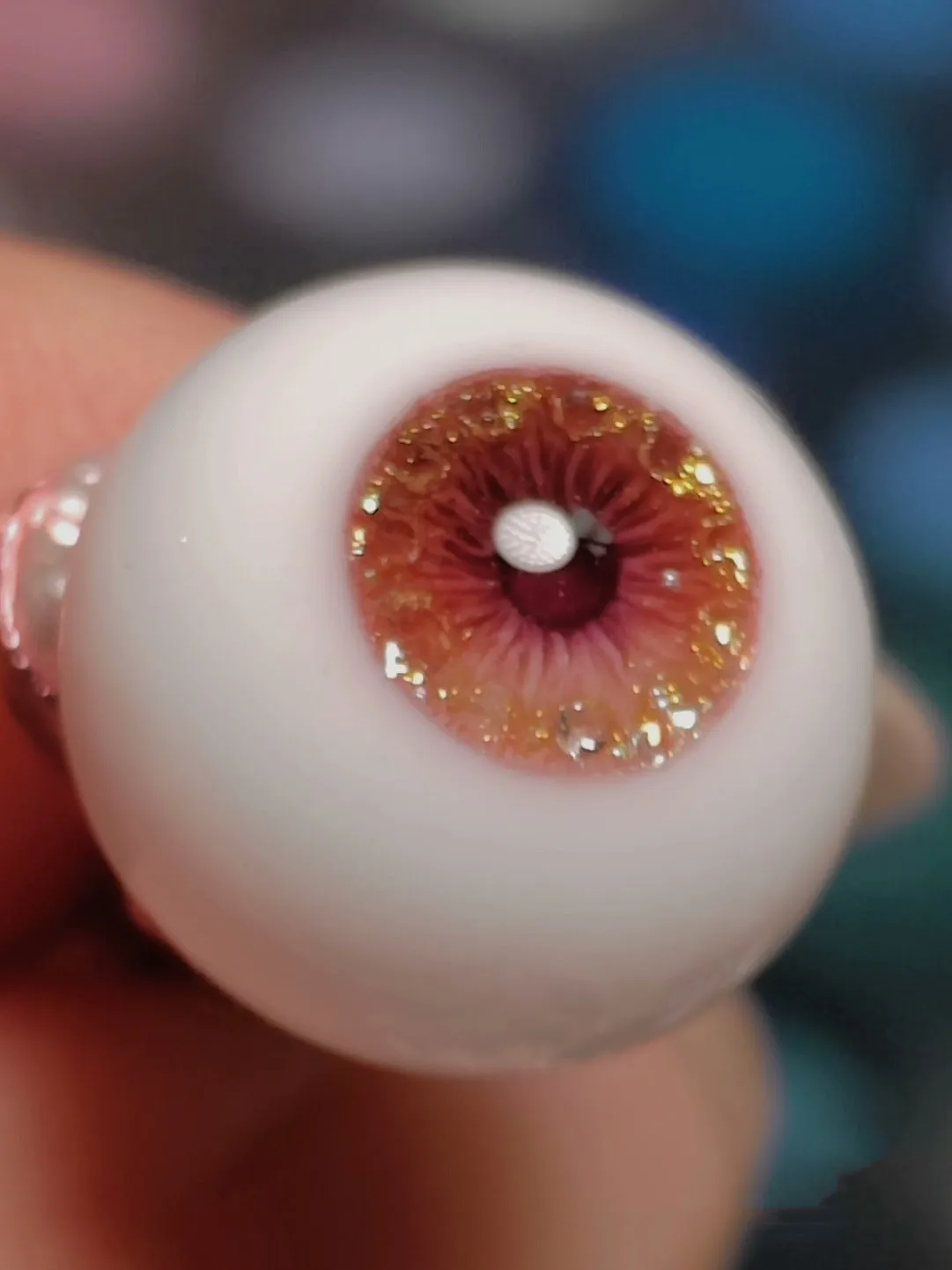 Doll Accessories 8mm 10mm-20mm Safe Eyeball 1/4 BJD Doll Craft Plaster Eye  