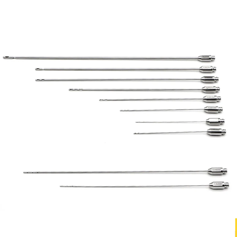 Liposuction Cannula Aspiration Cannula Fat Inflitration Cannula Titanium Handle Liposuction Instrument