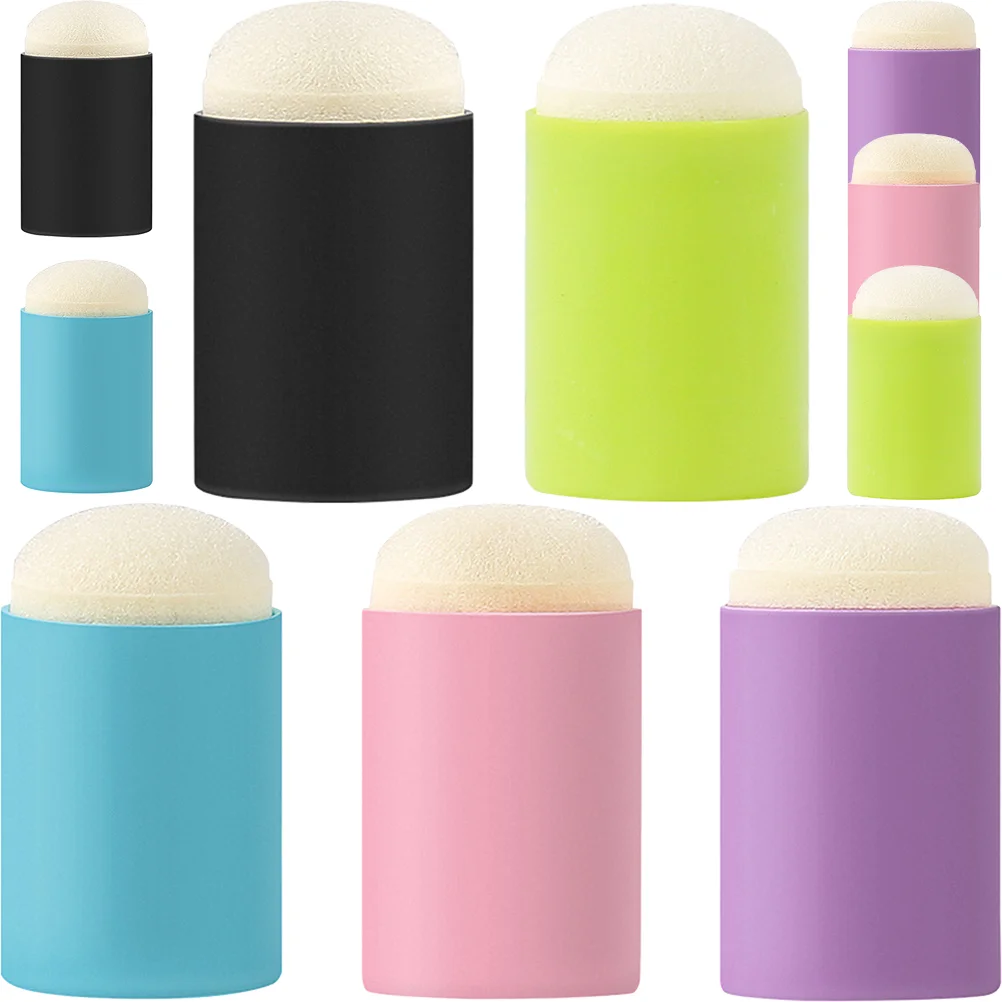 10 Pcs Ink Pad Smudge Sponge Screen Printing Frame Paint Draw Finger Kid Toy Drawing Daubers Sponges Suite