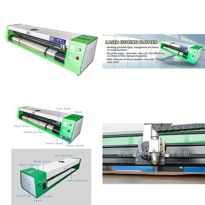 Factory Direct Supply for Co2 Laser Cutting Plotter 40W 50W Textile Leather Machine