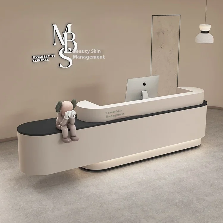 

-для современной стойки регистрации для компании, барная стойка для салона красоты, кассовый стол для танцевальной йоги, студии, образовательного учреждения