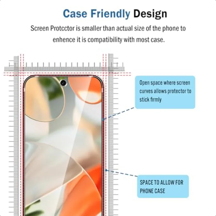 2 Pack Compatible with Google Pixel 9 Screen ProtectorFull Coverage 9H Tempered Glass Film HD Clear Scratch Resistant BubbleFre