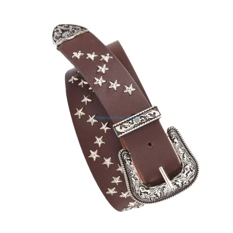 652B حزام خصر ملفت للنظر مع مشبك الإغاثة للكبار شخصية بولي أحزمة وسط للنساء معطف فستان طول قابل للتعديل